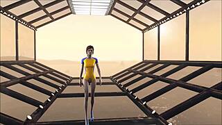 Yo, check out this cute brunette in Fallout 4 fashion 204