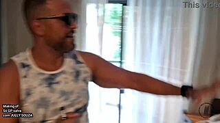 Don't Miss Jully Souza's Assfucking and Facial in Lingerie