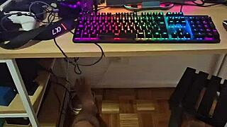 I saw my editor's penis and couldn't resist fucking him hard