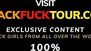 Tourist records homemade sex tape with ebony amateur in hotel