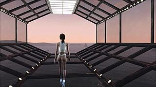 Yo, check out this cute brunette in Fallout 4 fashion 204