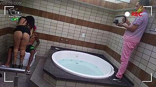 experienced mommy bbw with natural tits gets oral from tattooed teen 18+ wallif santos with big cock