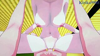 shenhe and nilou intense pov sex in 3d hentai, creampie with big boobs