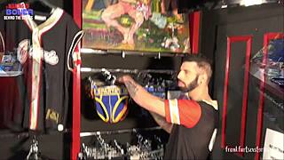 Unbelievable! Threesome in a Gay Store Turns Into a Rough Deepthroat Orgy Outdoors!