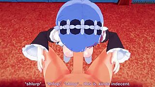 蕾姆女仆POV吸大奶鸡巴猛干