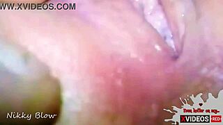 Watch this amateur gay couple in sensual pussy licking and bareback riding up close!