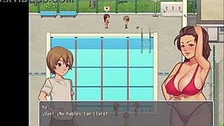 hentai game daily life: instructor blows me, fairy's huge ass