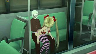 Airi Akizuki bangs hard on the bus in wild fantasy.