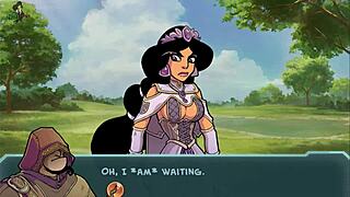 I fuck Jasmine roughly in doggystyle, her big tits bouncing in this fantasy