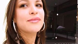 Gorgeous Sadine Godiva gets naked and fucked hard in rough action.