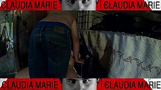 Curvy woman and gay friend get intimate at parents' house