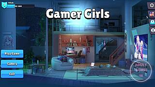 gamer girls in cartoon anime hentai adventure