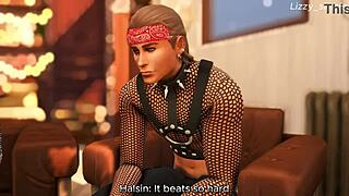 rockstar astarion and halsin double penetrate horny tav in 3d animation