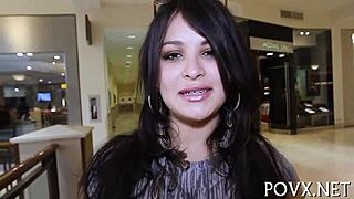 Gorgeous Sadine Godiva gets naked and fucked hard in rough action.