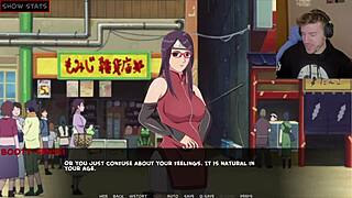 damn, this naruto parody with sarada training went way too far uncensored!
