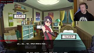 damn, this naruto parody with sarada training went way too far uncensored!