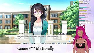 Vtuber Lewdneko plays 'F Me Royally' in part one of the series.