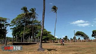 barbie banks blonde pornstar takes rough outdoor anal fucking with hairy ass 😏