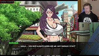 damn, this naruto parody with sarada training went way too far uncensored!