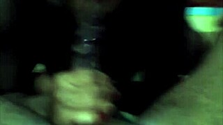 Close up action of a black teen's wild deepthroat skills