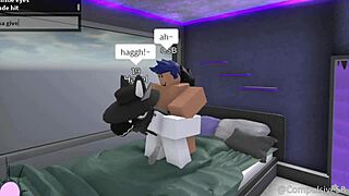 The pet says, 'Master, please fuck my furry ass roughly and make me ride your cock'