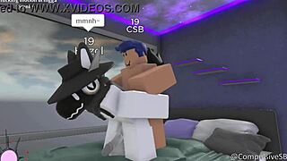 The pet says, 'Master, please fuck my furry ass roughly and make me ride your cock'