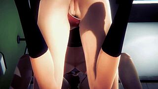 Hentai Uncensored 3D - Ger Blown and Banged in Public Toilet