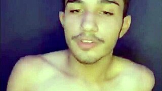 gay guy enjoys solo time with hand movements