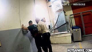 two inmates caught messing around in hot gay action