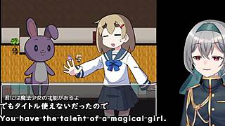 playing magic unability girl akari trial with machine translated subtitles as silent v ghost.