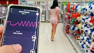 MartinaSmith Squirts Wildly While Fingering in Public Mall.