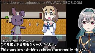 playing magic unability girl akari trial with machine translated subtitles as silent v ghost.