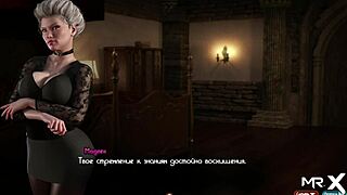 In Treasure of Nadia, she bends over for doggystyle with monster cock in her ass.