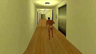 Giant Futanari MILF Aunty's Bizarre Hotel Room Fun