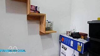 Latina mature woman enjoys cock in her ass from behind