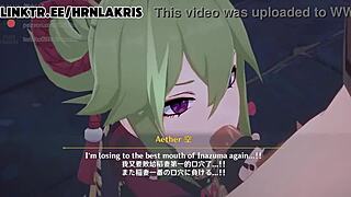 Genshin Impact porn with horny Lakris getting wild