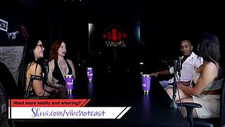 Black Top Delicia And Maria Bittencourt In Sheer Red Lingerie Try Hard Sex With Toys