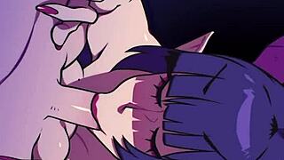 吸血鬼娘激情吸精动漫场景