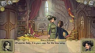 McGonagall, what are you doing in this innocent witches cosplay scene?