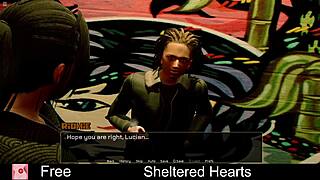 Sheltered hearts in this anime dating game