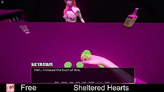 Sheltered hearts in this anime dating game