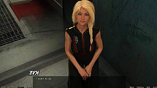 Blonde Virgin Deepthroats My Cock In Space!