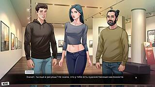 Complete gameplay of our red string part 3 with nude photoshoot