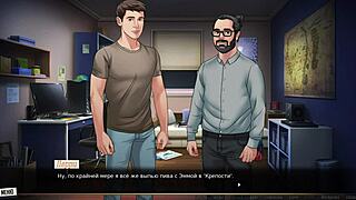 Complete gameplay - our red string part 23 with pierced nipples slut tattoo fingering nude natural tits masturbation outdoor monster cock.