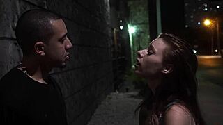 roughly slammed teen receives cum in mouth