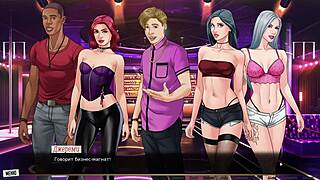 Complete gameplay - our red string part 23 with pierced nipples slut tattoo fingering nude natural tits masturbation outdoor monster cock.