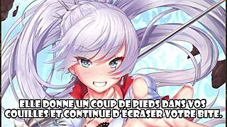 Weiss proves who dominates in RWBY hentai femdom