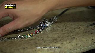 Damn, This Brazilian Guy’s Got a Huge Cock to Suck!