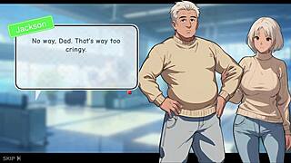 in honeysun gameplay, a redhead flight attendant starts the adventure