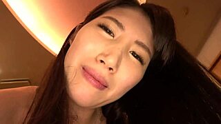 Beautiful asian esthetician fucks and gets creampied!